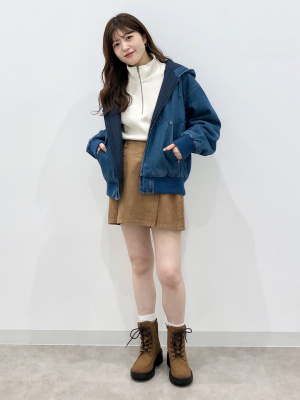 GU公式 | ヘビーウェイトスウェットハーフジッププルオーバー