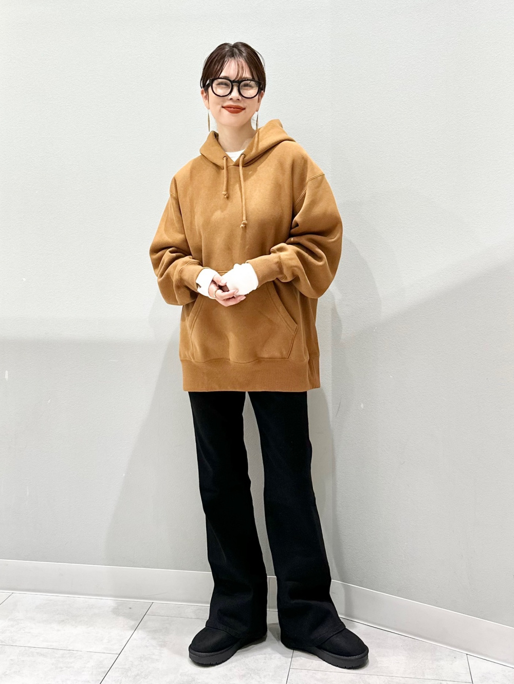 ソフトコットンクルーネックT(長袖)、ヘビーウェイトスウェットパーカ