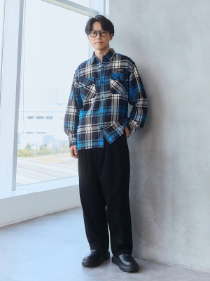 GU公式 | ヘビーフランネルシャツ UNDERCOVER