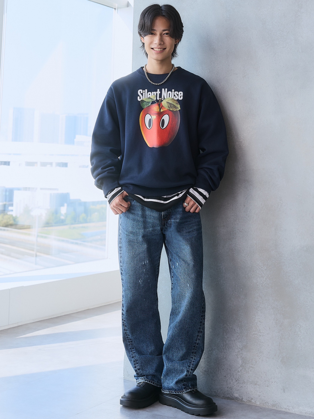 リバーシブルブルゾン UNDERCOVER、ヘビーウェイトスウェット