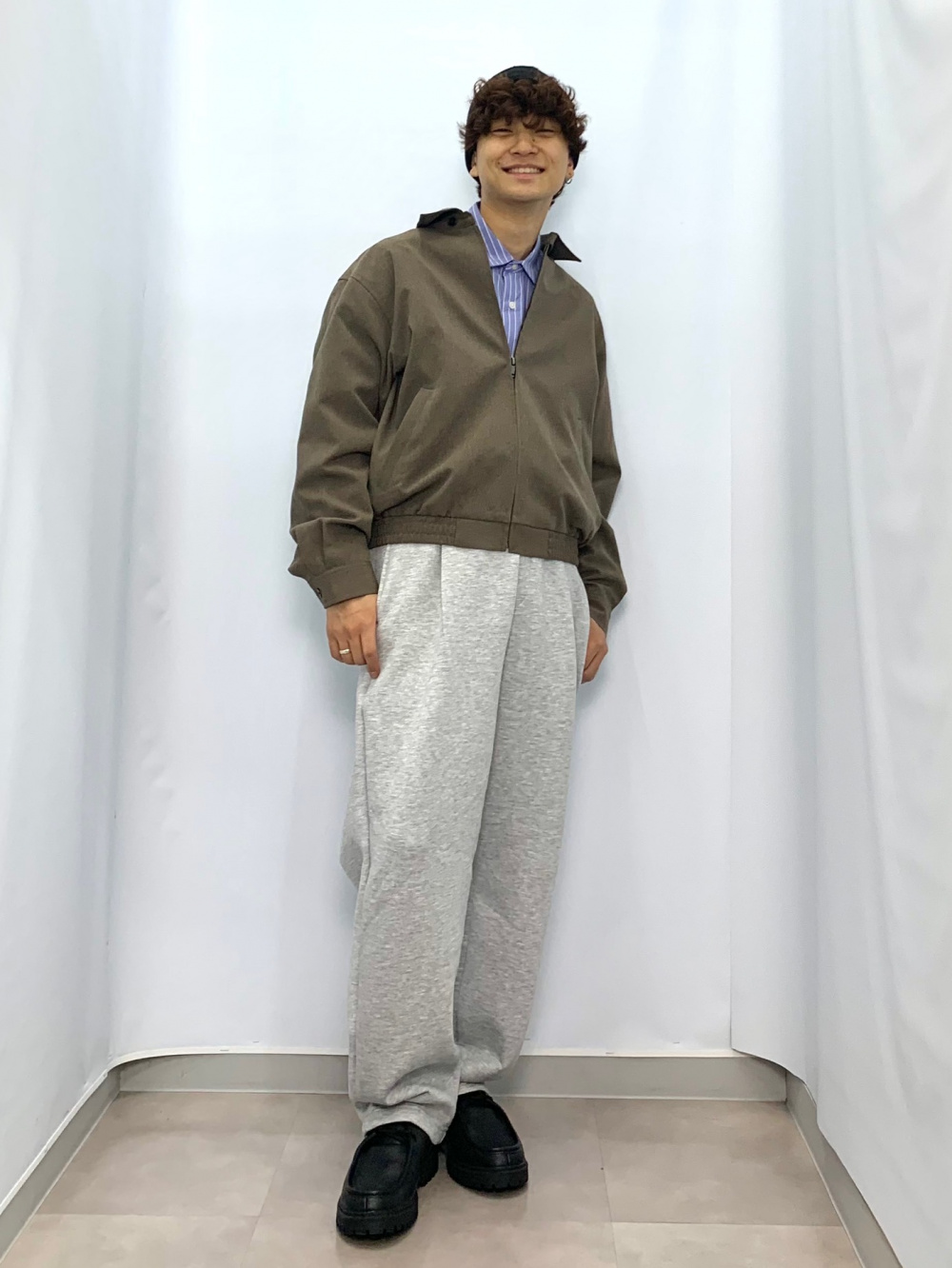 Gちゃんページです＊ パフスウェットキャロットパンツ(丈標準69.0～73.0cm)、ジップアップ