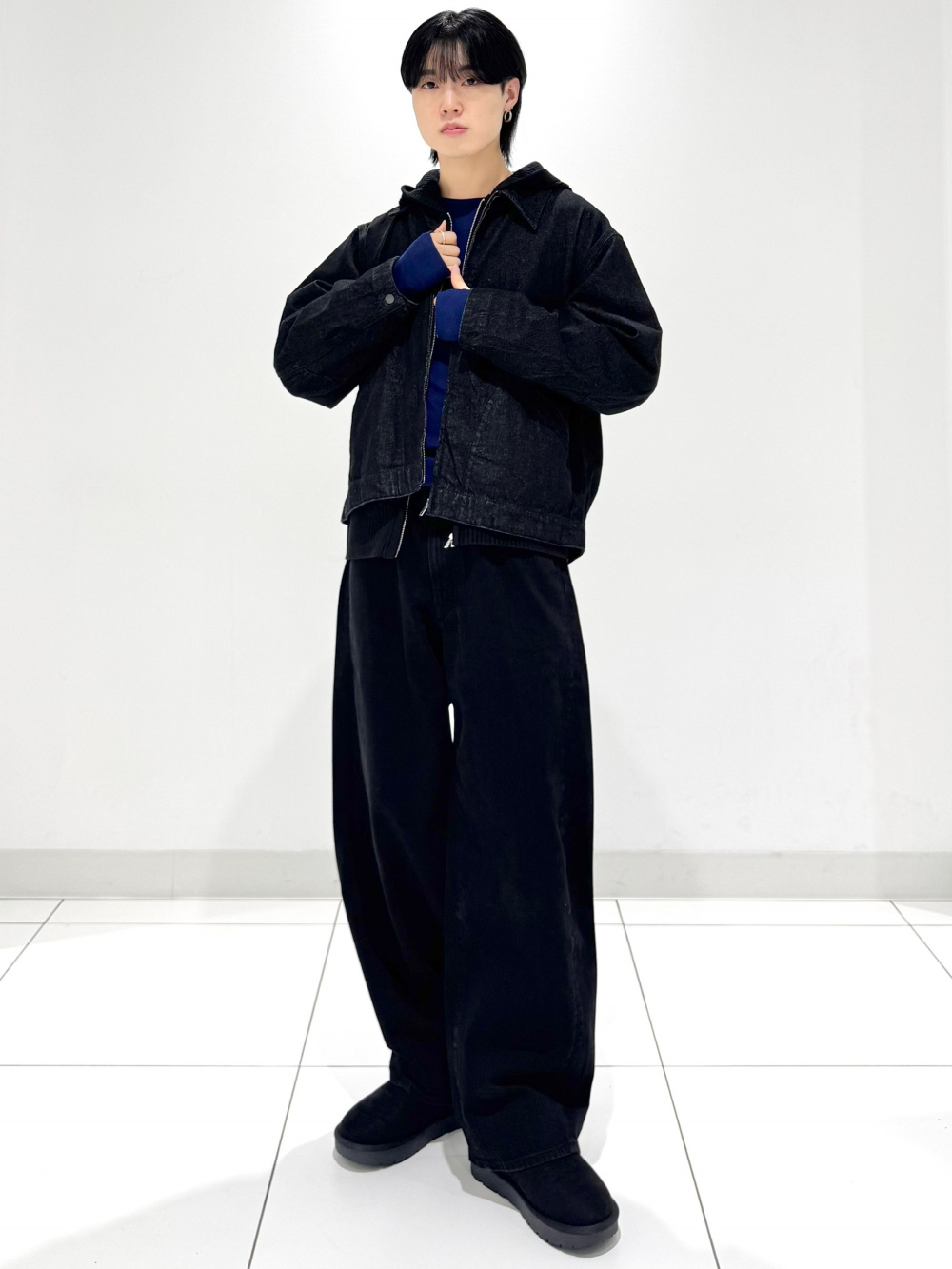 Cable Full-Zip Hoodie/NT、Faux Mouton Slippers」| GU的穿搭理念