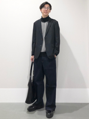 ハナニコ☆GU ジャケット XXL GU公式 | オーバーサイズテーラードジャケット(セットアップ可能)