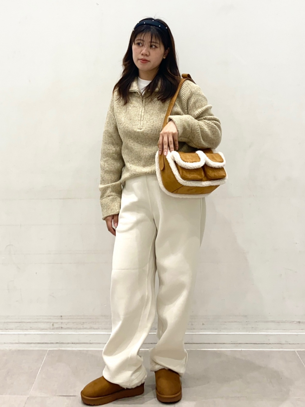 Soft Cotton Crew Neck T-Shirt/L、Heavy Weight Sweat Wide Straight
