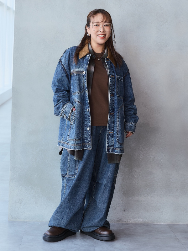 カバーオールジャケット UNDERCOVER（メンズ）の着用コーディネート