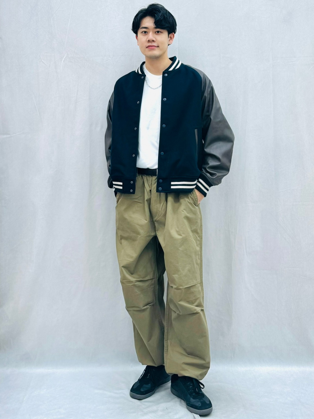 グラフィックT by rokh +X、コーデュロイキャロットパンツ(丈標準69.0