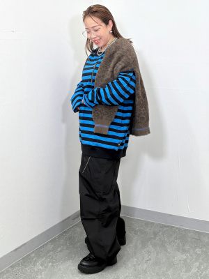 GU公式 | シャギークルーネックカーディガン UNDERCOVER