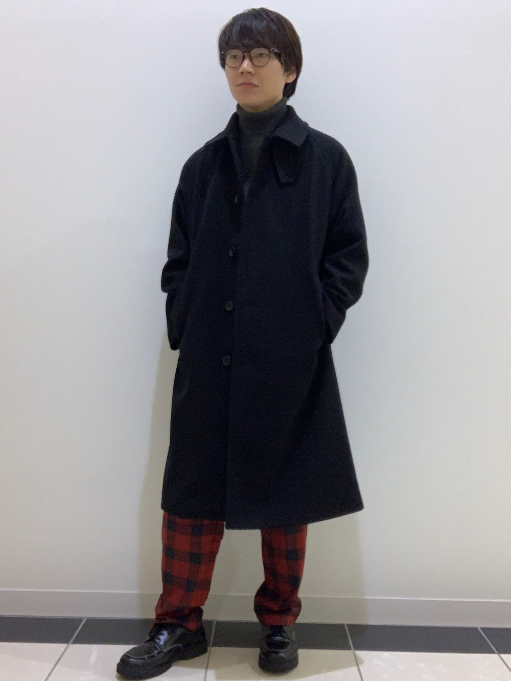 Cozy Melton Balmacaan Coat、Carrot Slacks」| GU的穿搭理念