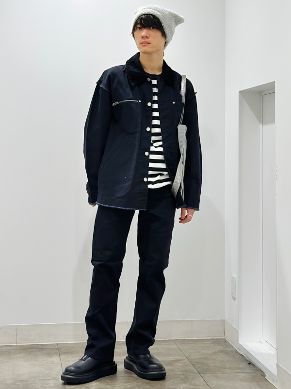 カバーオールジャケット UNDERCOVER（メンズ）の着用コーディネート