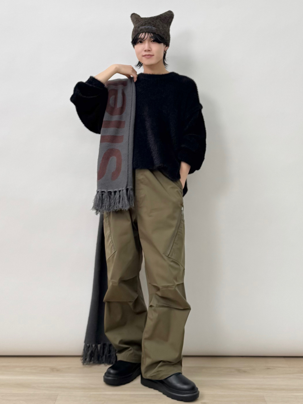 ヘビーウェイトスウェットフルジップパーカ UNDERCOVER、フェイク