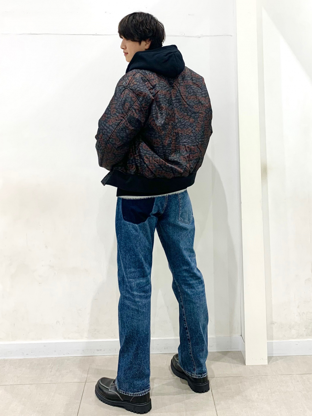 ヘビーウェイトスウェットフルジップパーカ UNDERCOVER、フェイク