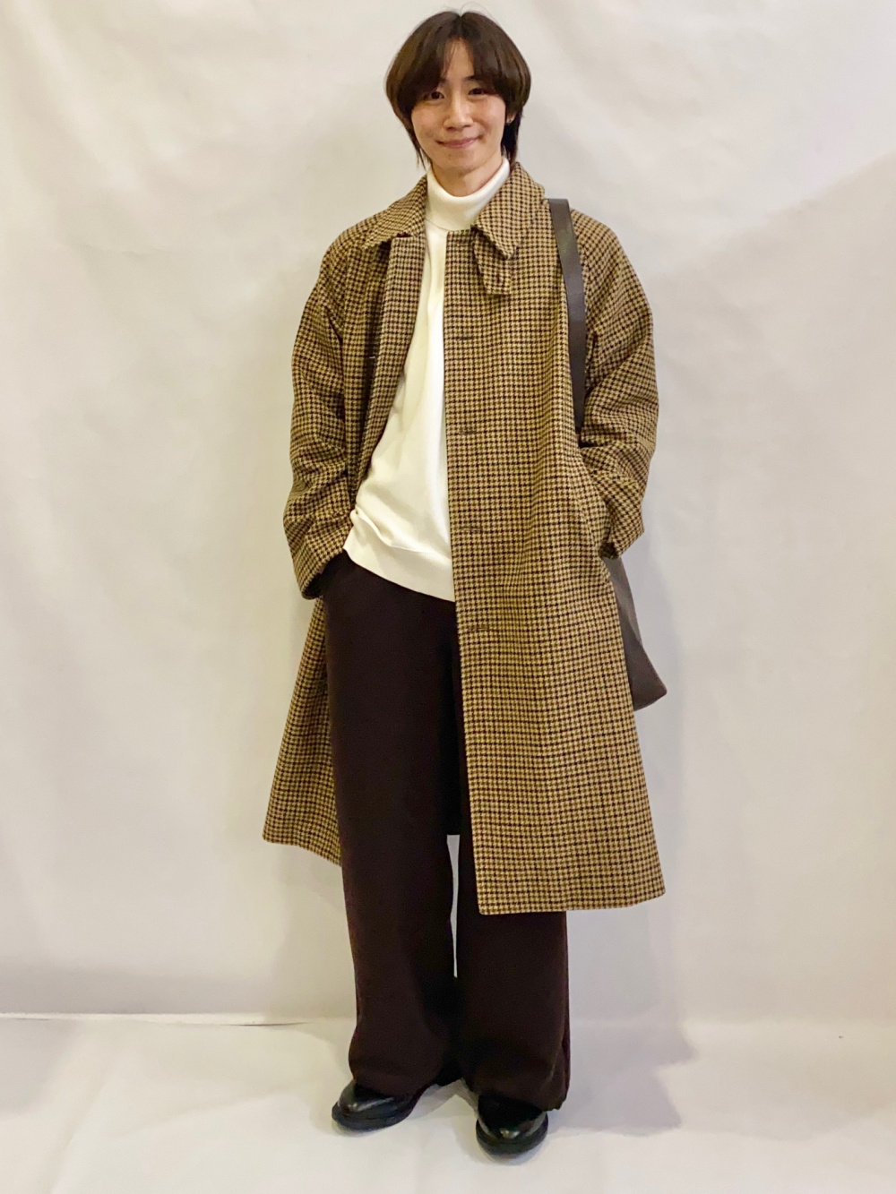 charuページ ラガーシャツ(ボーダー)、デニムキャロットパンツ(丈標準69.5～73.5cm