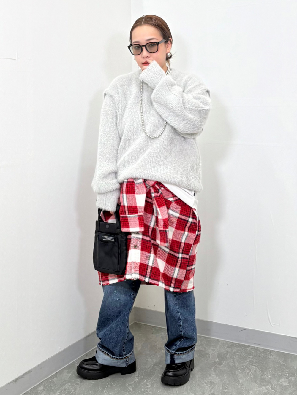 ジップアップブルゾン UNDERCOVER、ヘビーウェイトスウェット