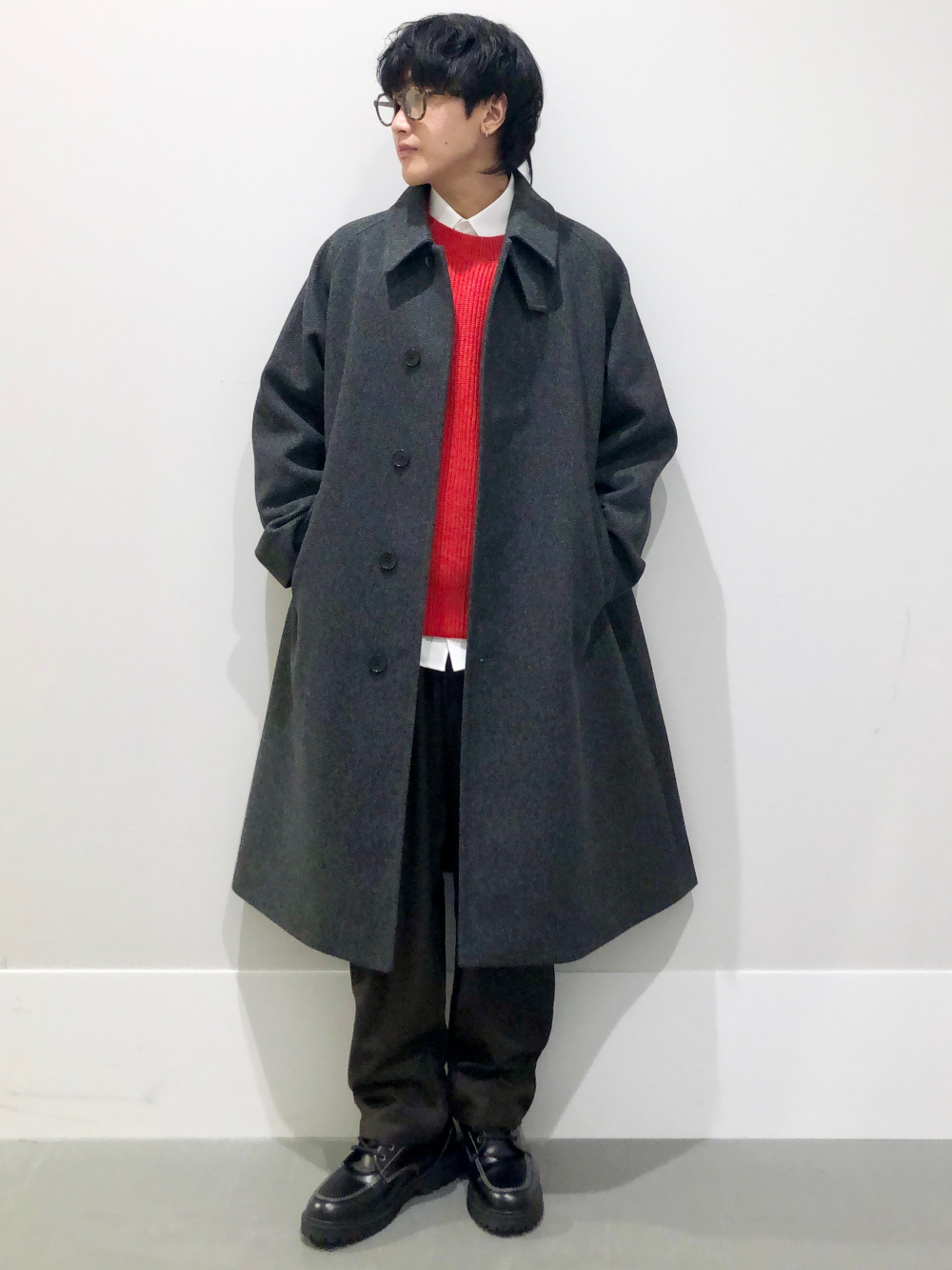 ヘビーウェイトスウェットハーフジッププルオーバー、ジップアップ