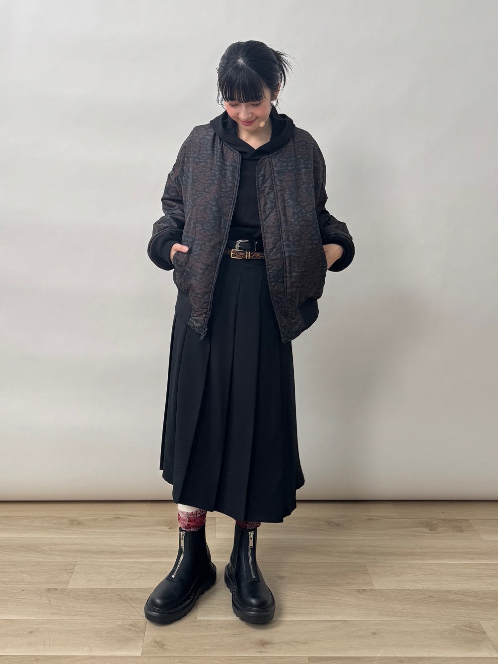 シャギークルーネックカーディガン UNDERCOVER、オックスフォード