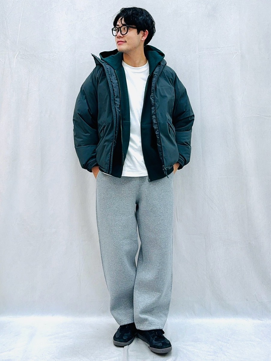 ヘビーウェイトスウェットワイドストレートパンツ(丈標準69.0～73.0cm