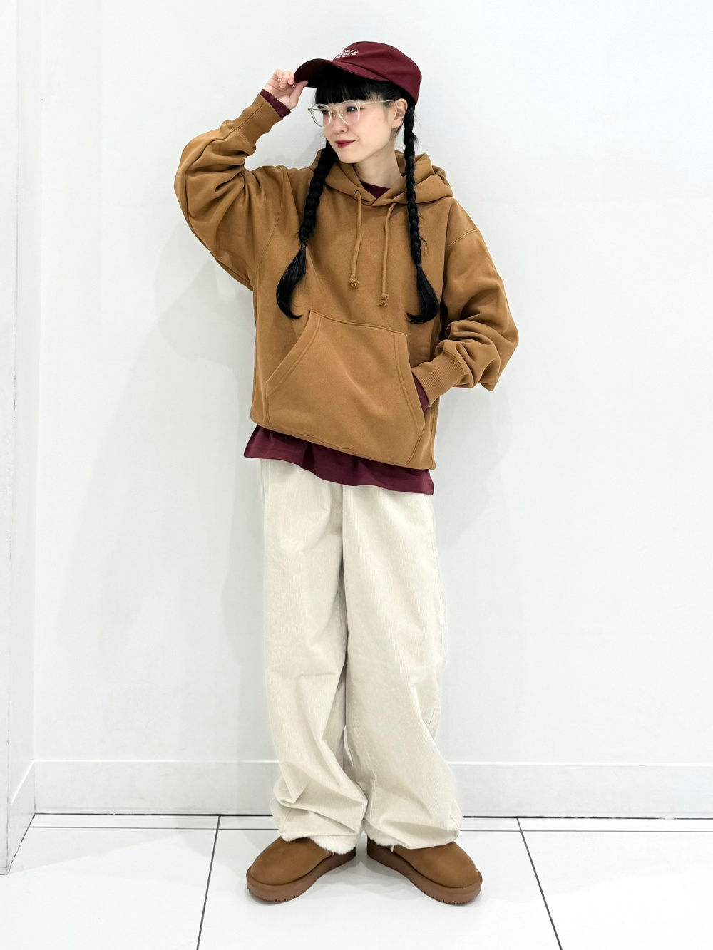 ソフトコットンクルーネックT(長袖)、ヘビーウェイトスウェットパーカ