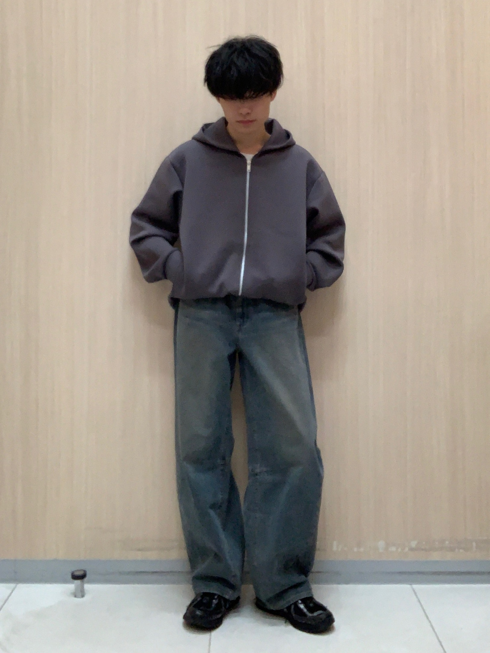 Puff Sweat Full-Zip Hoodie」| GU的穿搭理念