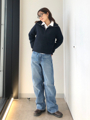 いちか出品 GU公式 | オックスフォードショートシャツ