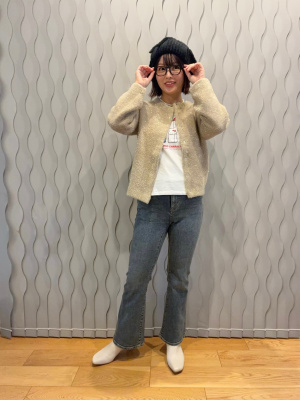 かどやんページ GU公式 | ニットイヤーフラップキャップ