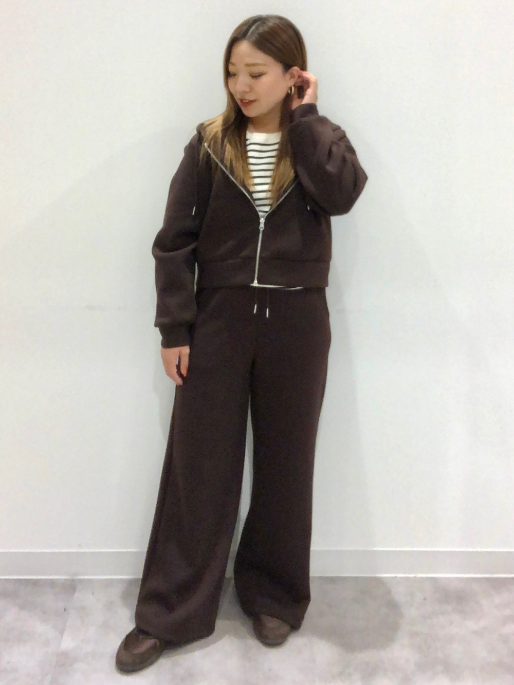 Puff Sweat Full-Zip Hoodie」| GU的穿搭理念