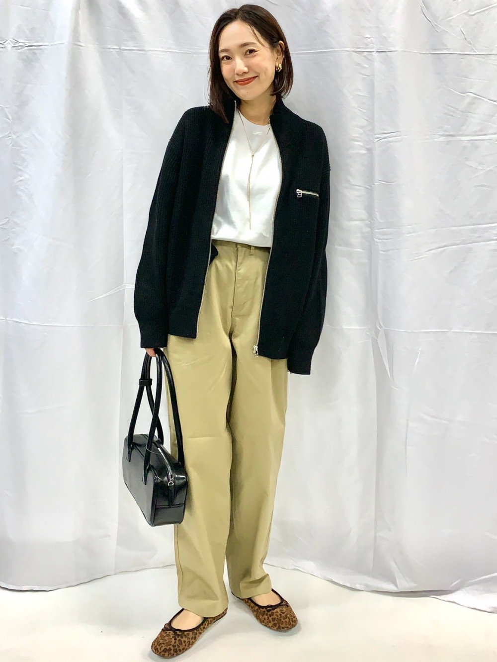 Rib Stitched Full-Zip Knitted Jacket」| GU的穿搭理念