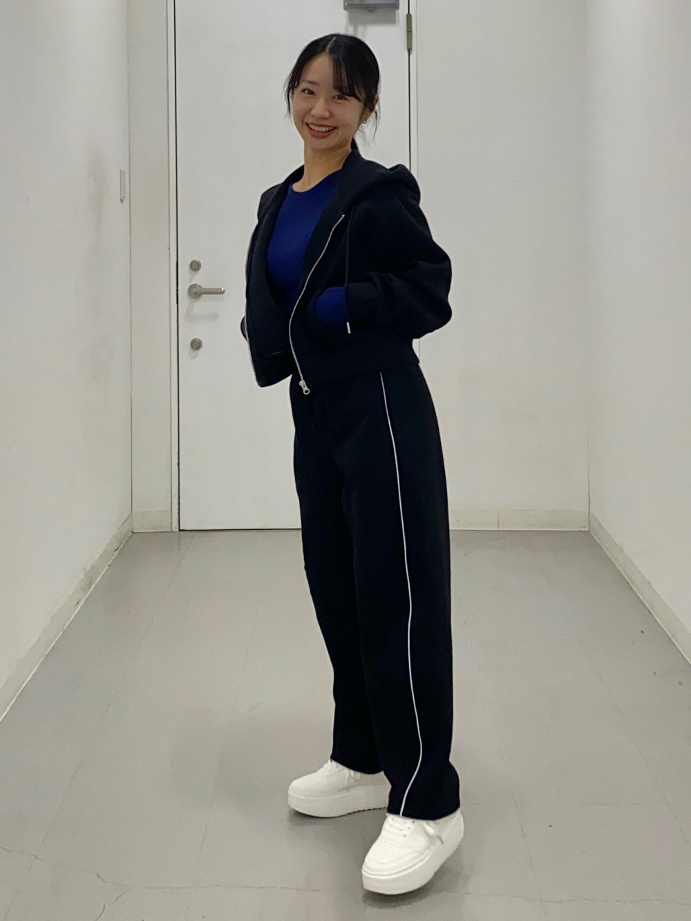 Puff Sweat Full-Zip Hoodie」| GU的穿搭理念