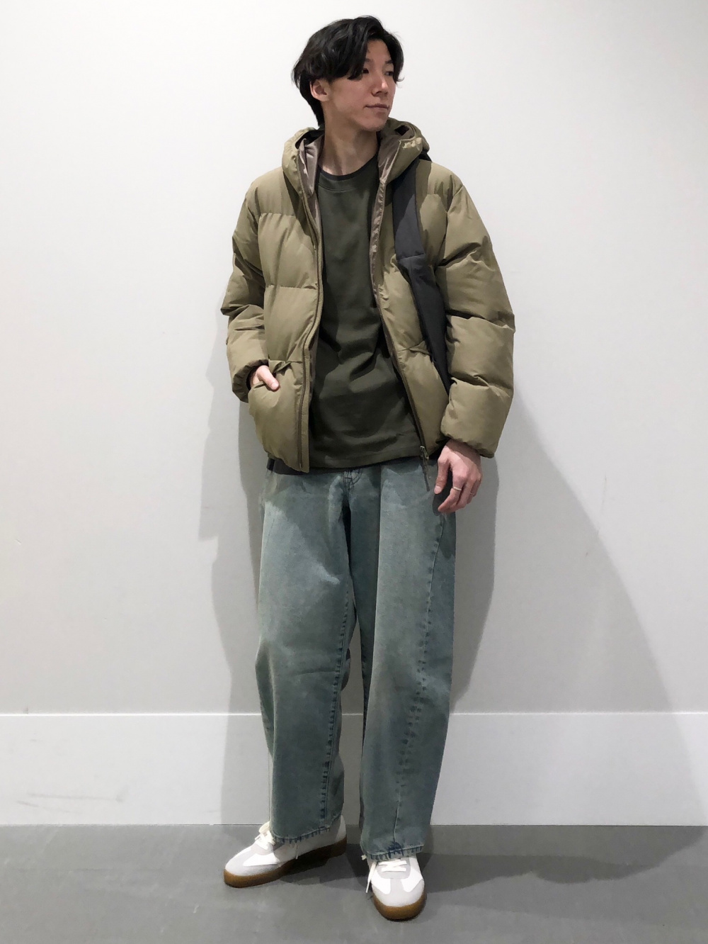 パデッドシェルパーカ ENGINEERED GARMENTS、スウェットライクニット