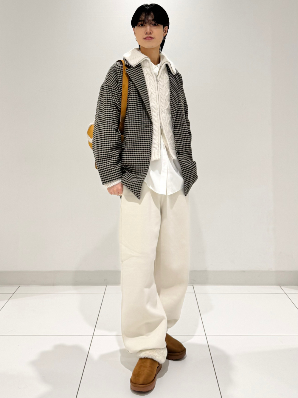 Heavy Weight Sweat Wide Straight Pants、Warm Padded Stitchless