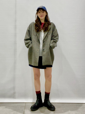 GU公式 | デニムラップスコート