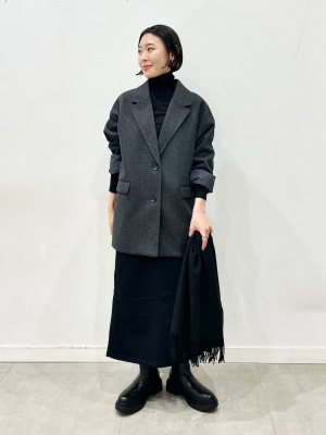 GU公式 | コージーメルトンハーフコート