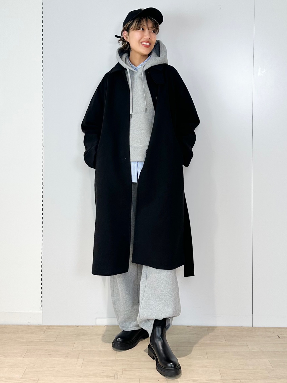 コージーメルトンバルマカーンコート(丈標準108.0～115.0cm