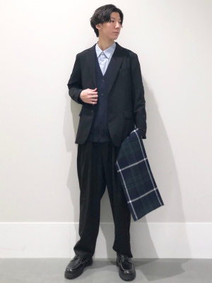 GU公式 | ウォッシャブルテーラードジャケットSW(セットアップ可能)