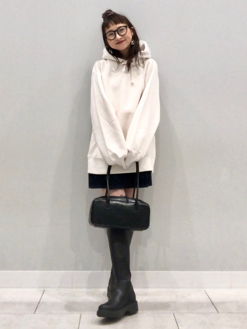 グラフィックT by rokh +X、フルジップニットジャケット by rokh」の