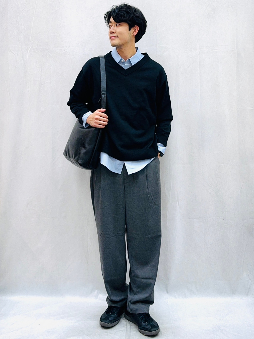デニムワークジャケット、デニムキャロットパンツ(丈標準69.5～73.5cm