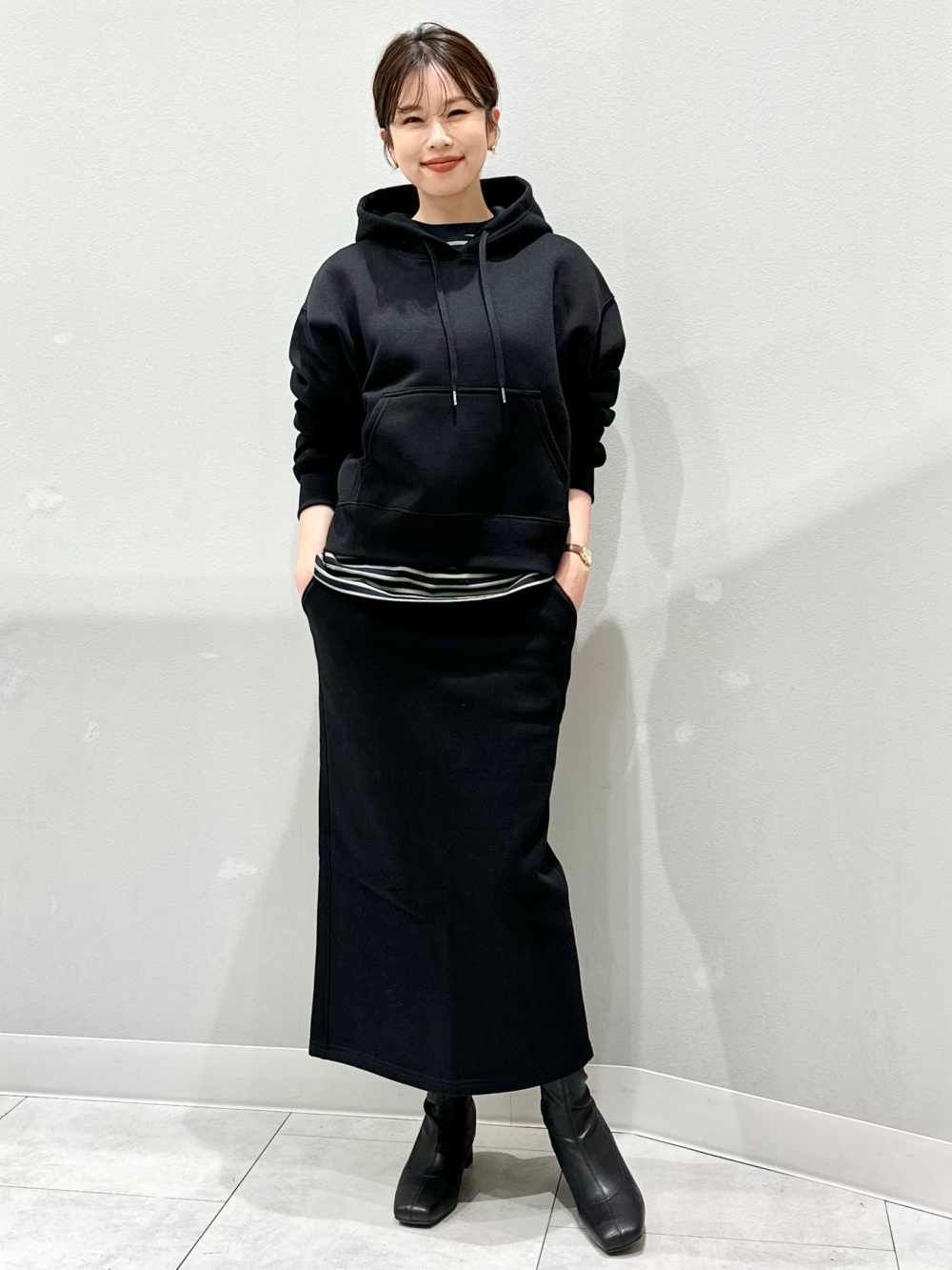 ヘビーウェイトスウェットナロースカート(丈標準82.5～89.5cm)、ソフト