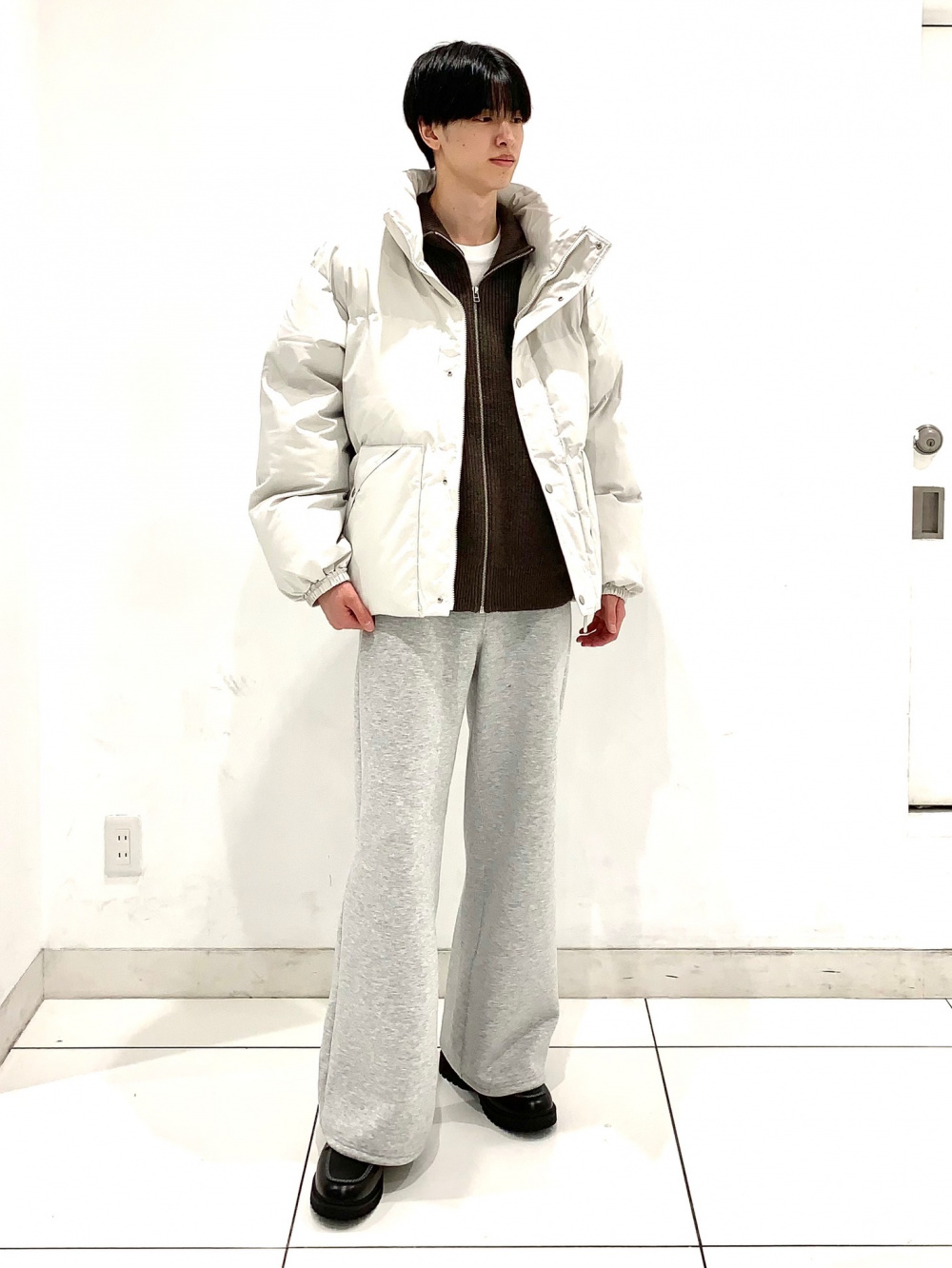 Rib Stitched Full-Zip Knitted Jacket、Easy Care Broadcloth Shirt