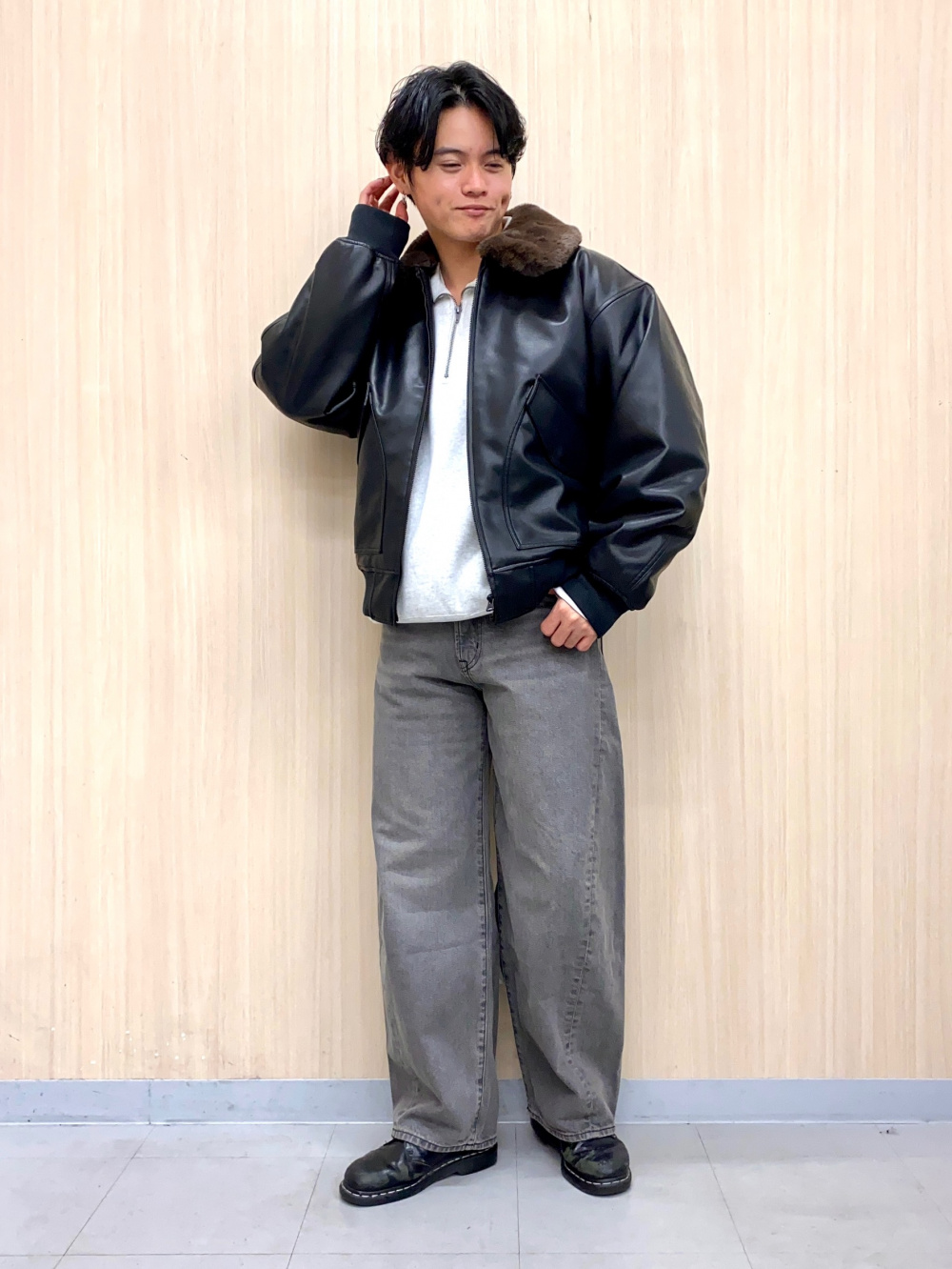 ヘビーウェイトスウェットハーフジッププルオーバー、ジップアップ