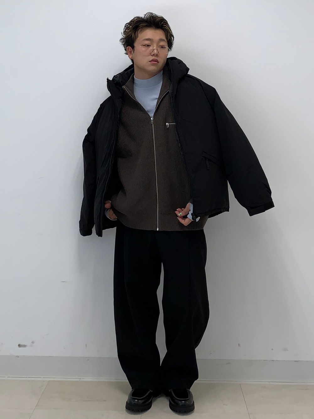 鯖ページ Rib Stitched Full-Zip Knitted Jacket」| GU的穿搭理念