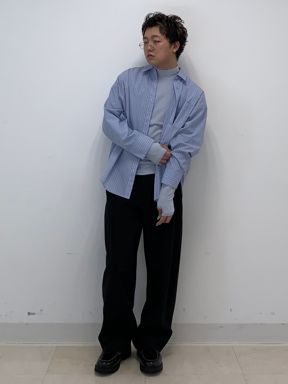 Track Pants、Dolman Sleeve Striped Shirt」| GU的穿搭理念