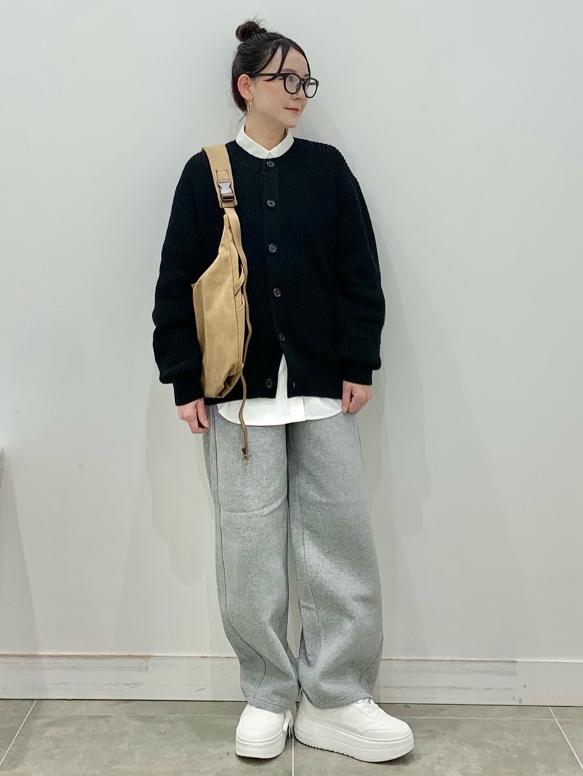 ヘビーウェイトスウェットバレルレッグパンツ(丈標準68.5～72.5cm