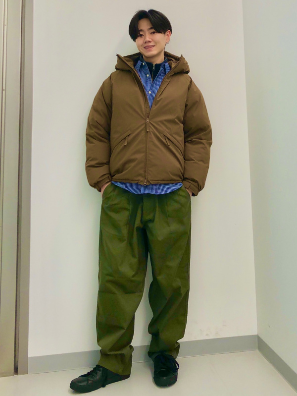 チノキャロットパンツ(丈標準69.5～73.5cm)のコーディネート・着用 