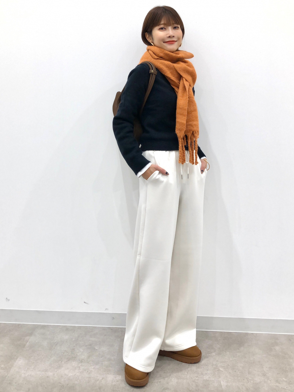 連絡用 Ribbed Beanie、Soft Cotton Crew Neck T-Shirt/L」| GU的穿搭理念