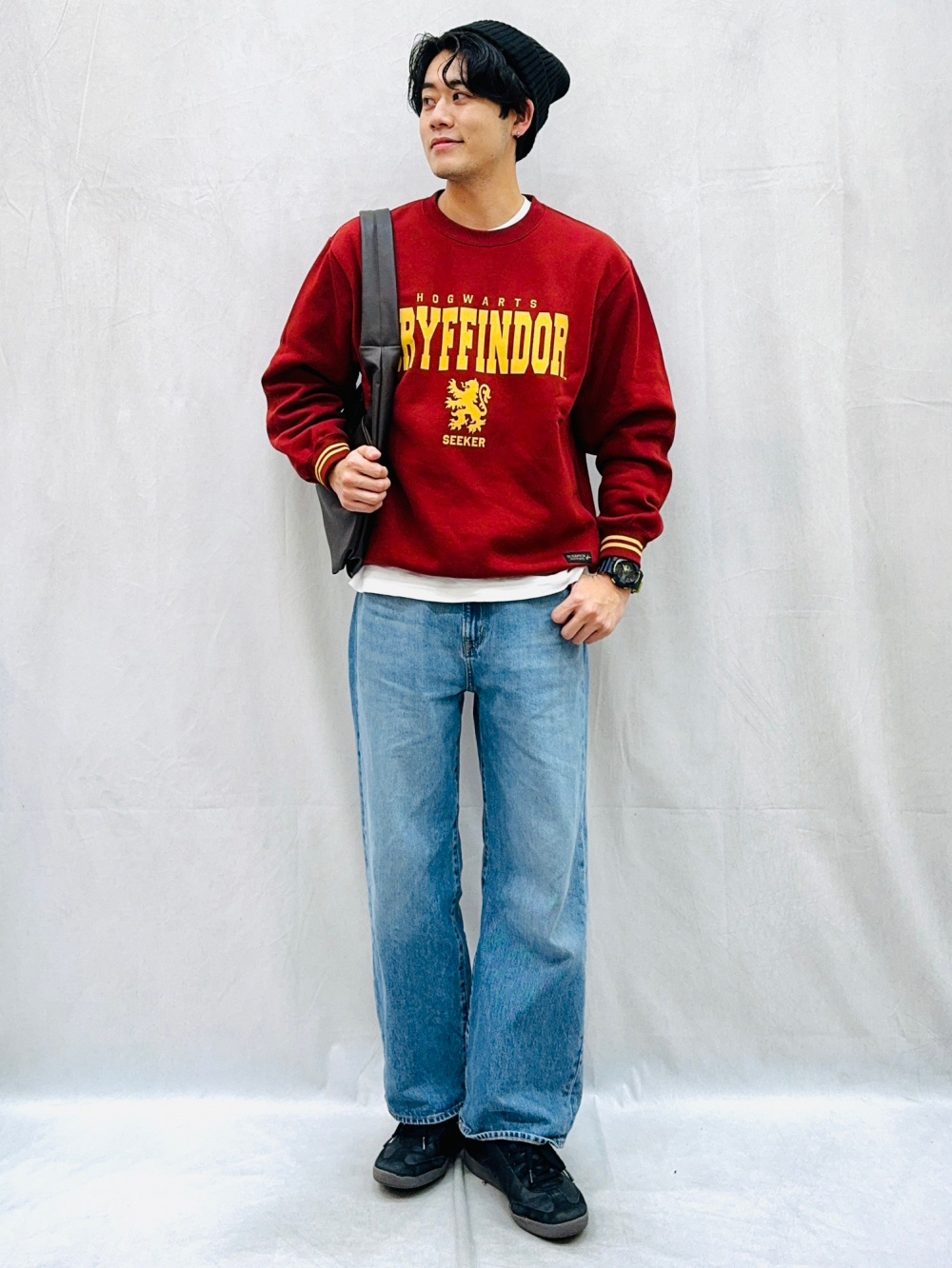Check styling ideas for「Corduroy Zip-Up Shirt Jacket、Cotton Crew