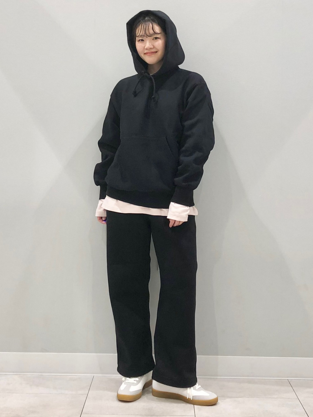 ヘビーウェイトスウェットワイドストレートパンツ(丈標準69.0～73.0cm