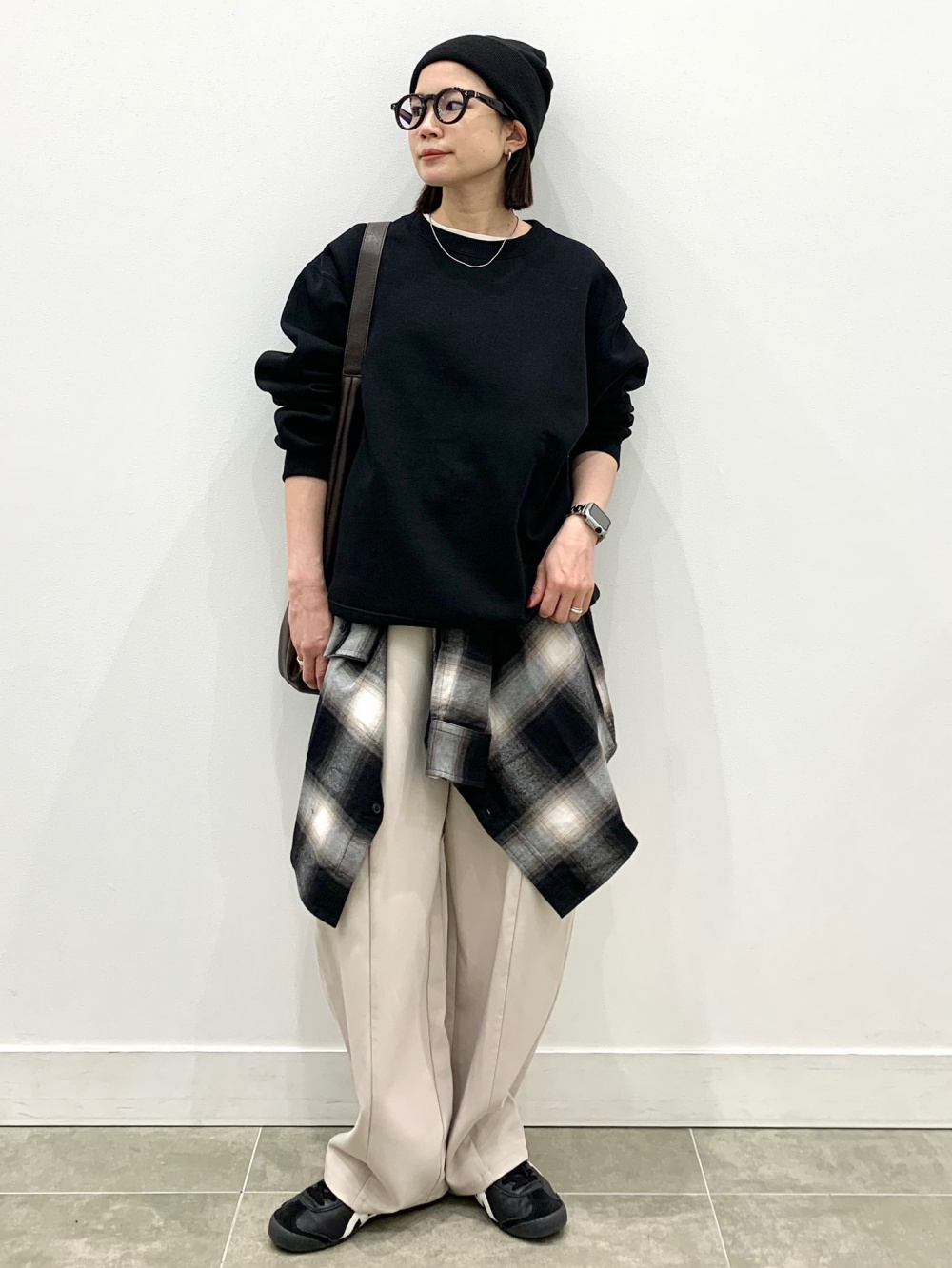 ヘビーウェイトスウェットワイドストレートパンツ(丈標準69.0～73.0cm