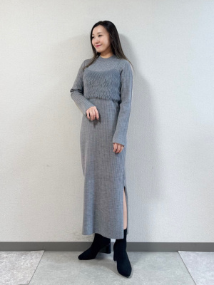 GU公式 | ポインテッドニットブーツ