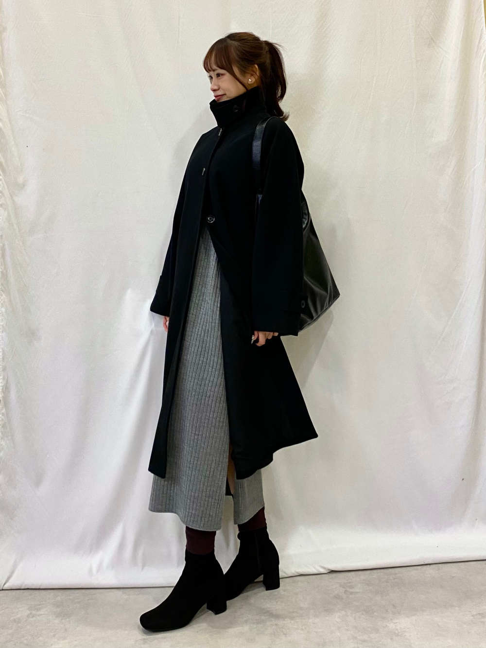 [ポピ]ショートケープコート カットメルトンショートケープコート [K1185] - レディース