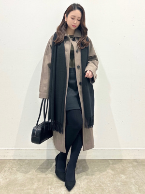 GU公式 | コージーメルトンバルマカーンコート(丈標準108.0～115.0cm)