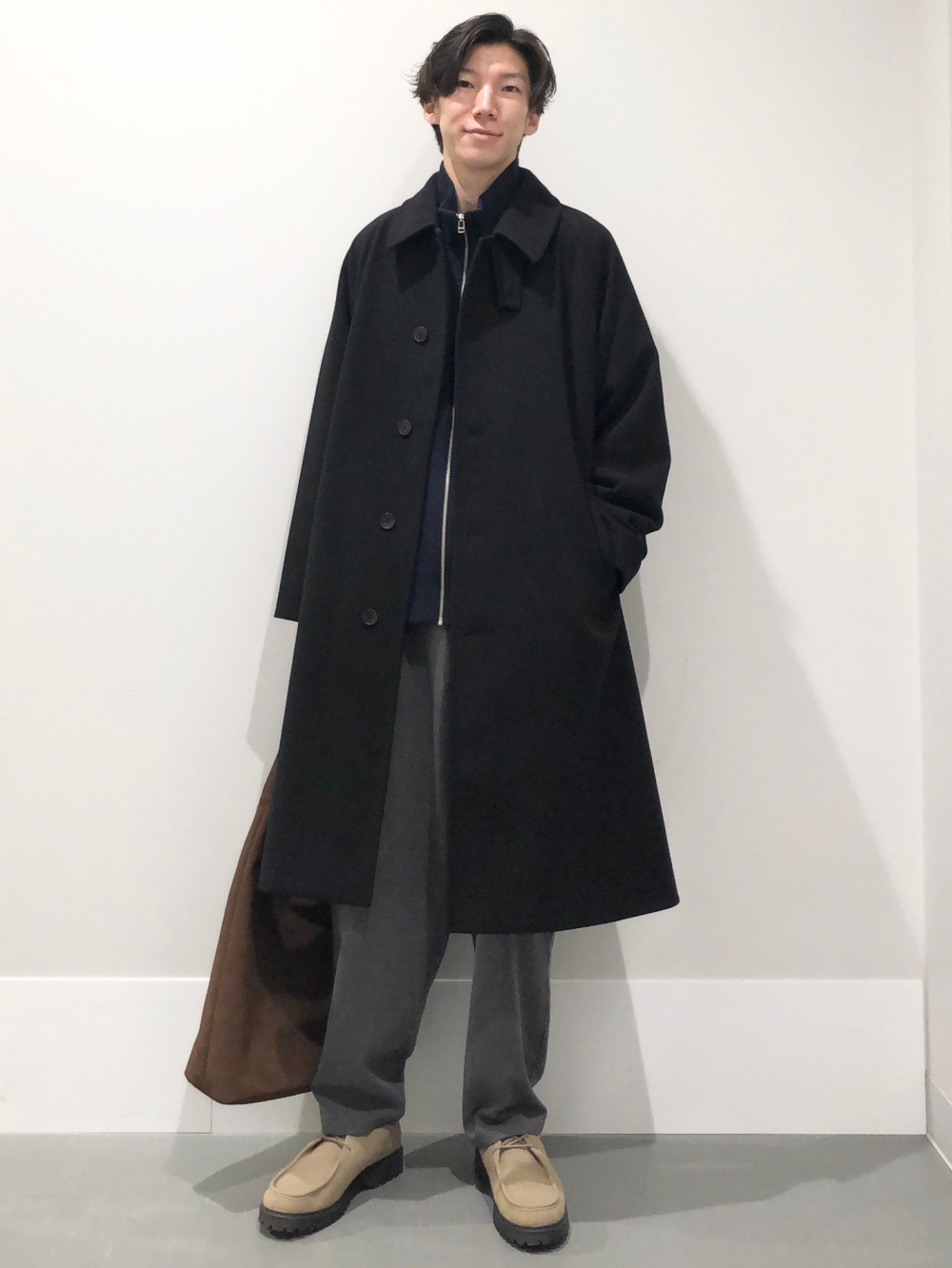 フルジップニットジャケット by rokh、ヘビーウェイトクルーネックT